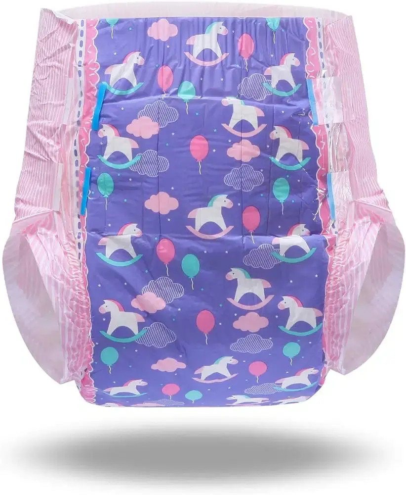Miniatura: LittleForBig Printed Adult Brief Diapers 10 Pieces - Little fantasy All Sizes