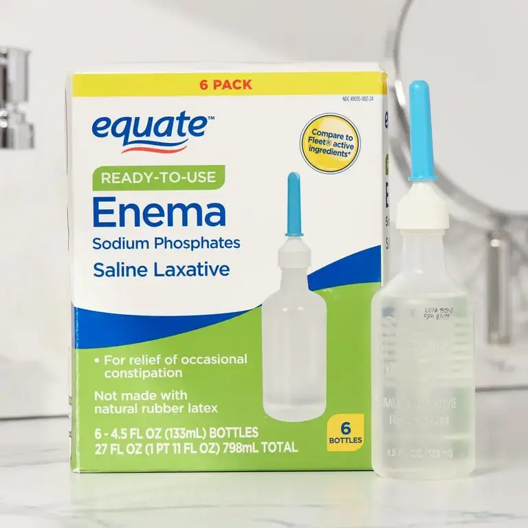 Miniatura: Equate Enema Sodium Phosphates Saline Laxative, 4.5 fl. oz., 6 Count
