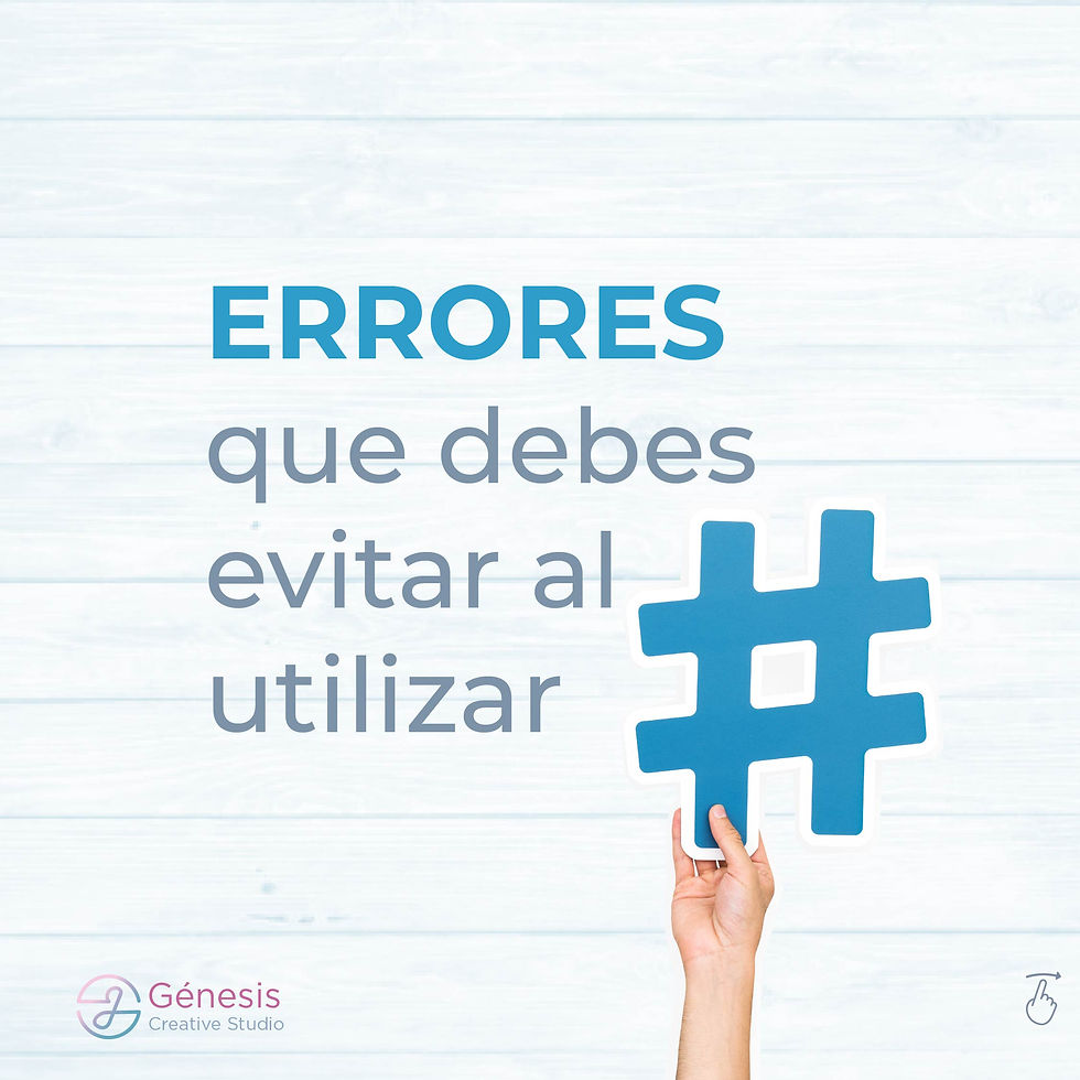 Errores que debes evitar al utilizar # hashtag