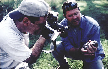 benningtonauthor.com Denver Holt photographing the pygmy owl