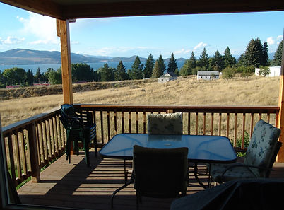 benningtonauthor.com view from deck polson house