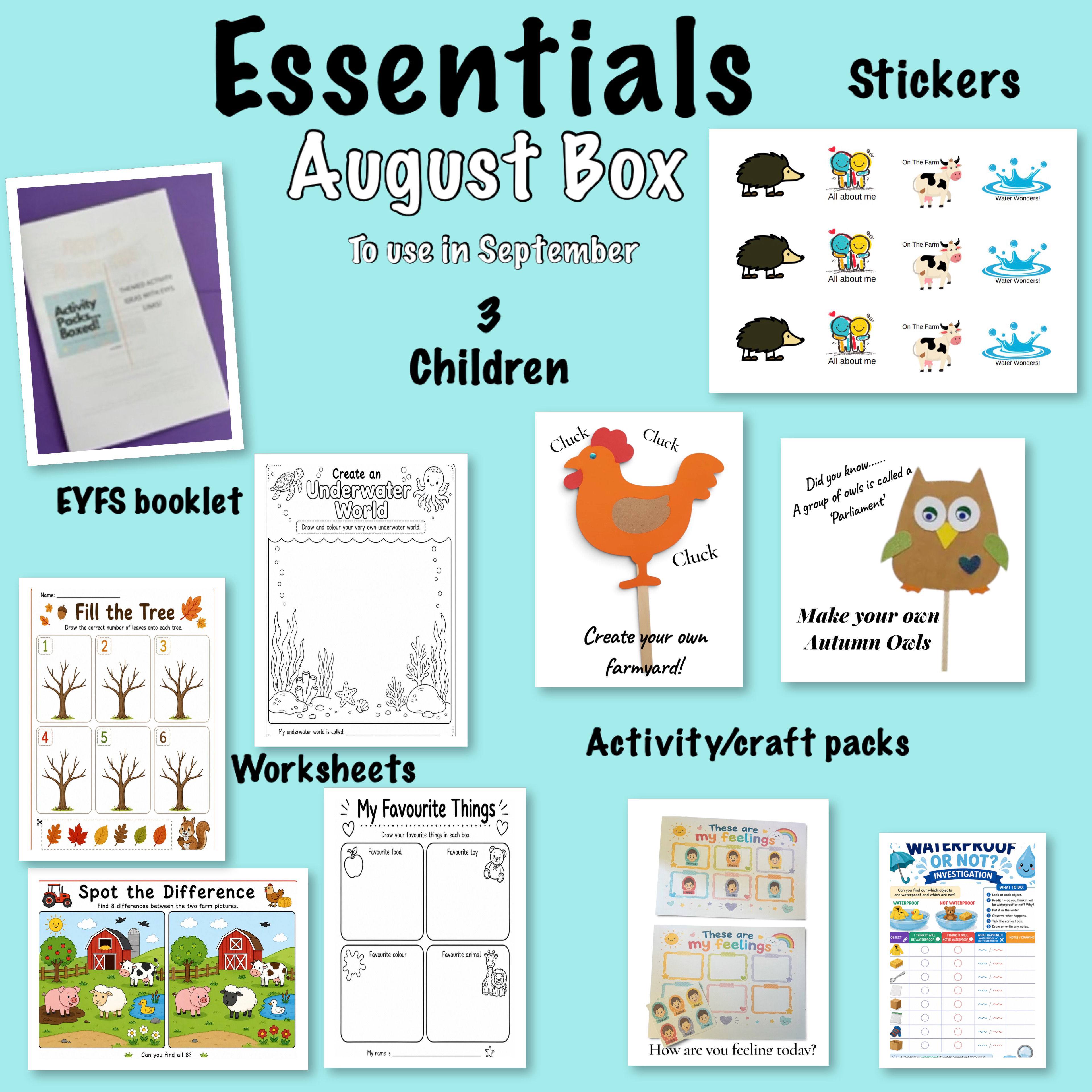 Small ESSENTIALS activity box