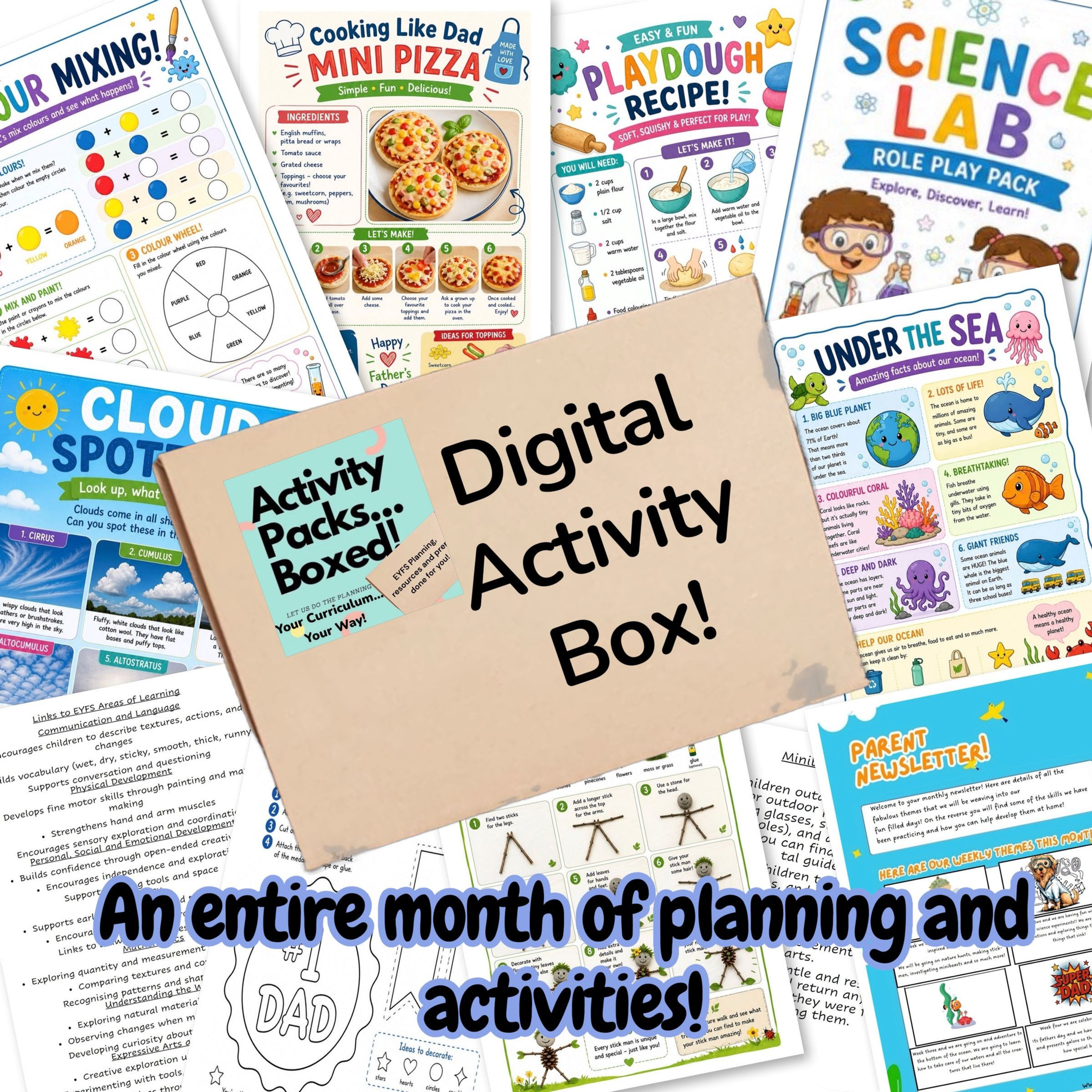 Digital Activity Box April to use in June