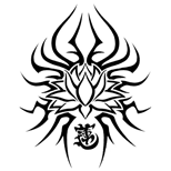 tribal-lotus-tattoo-s