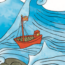 JUEGO QUÉ, QUIÉN, DÓNDE: HABIA UNA VEZ UN BARCO