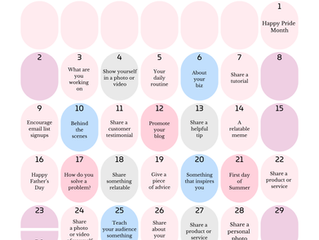 June 2024 Social Media Content Calendar