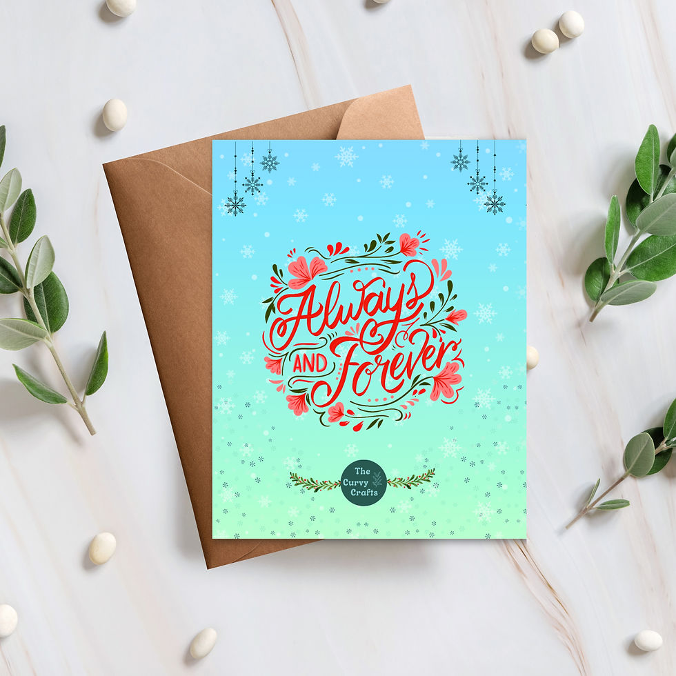 Adorable love greeting card with penguins hugging in snow – ideal for Valentine’s Day, anniversaries, or romantic gifts