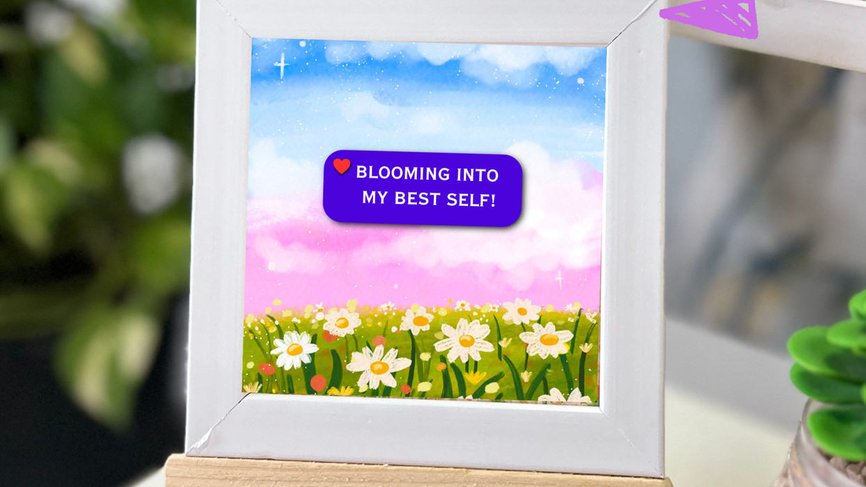 Self confidence art print