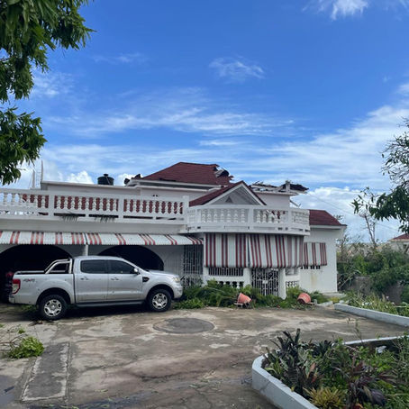 Roof Damage Hurricane Melissa