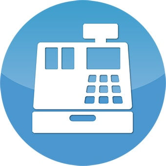 Cash register icon