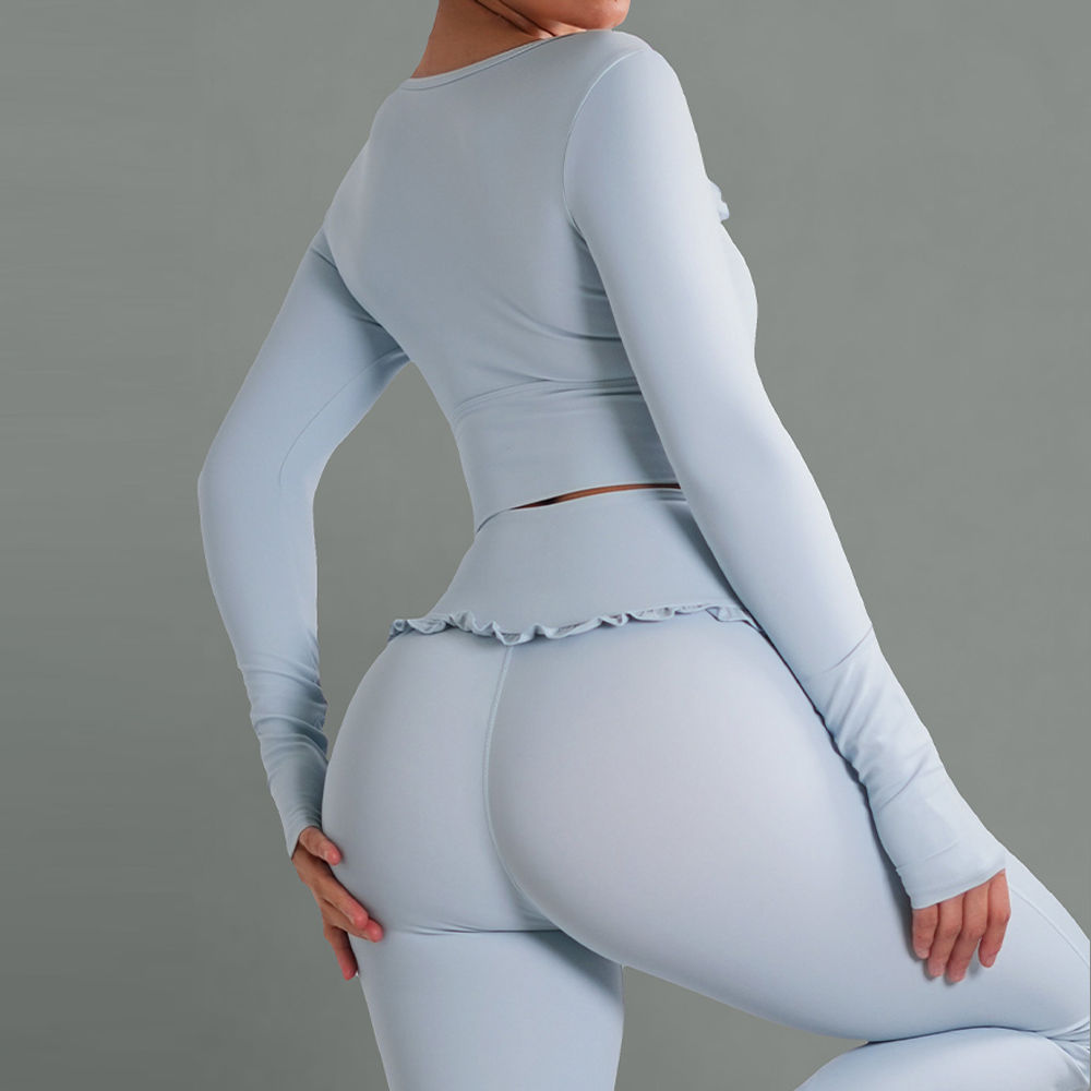 Ruffle Legging Workout Set
