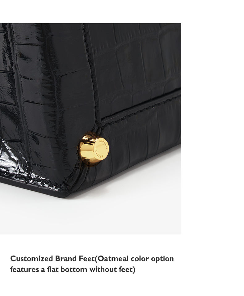 BAFELLI PURSE 2025 LUXURY BAG CROCODILE GRAIN LEATHER EVENING HANDBAG FASHION BU