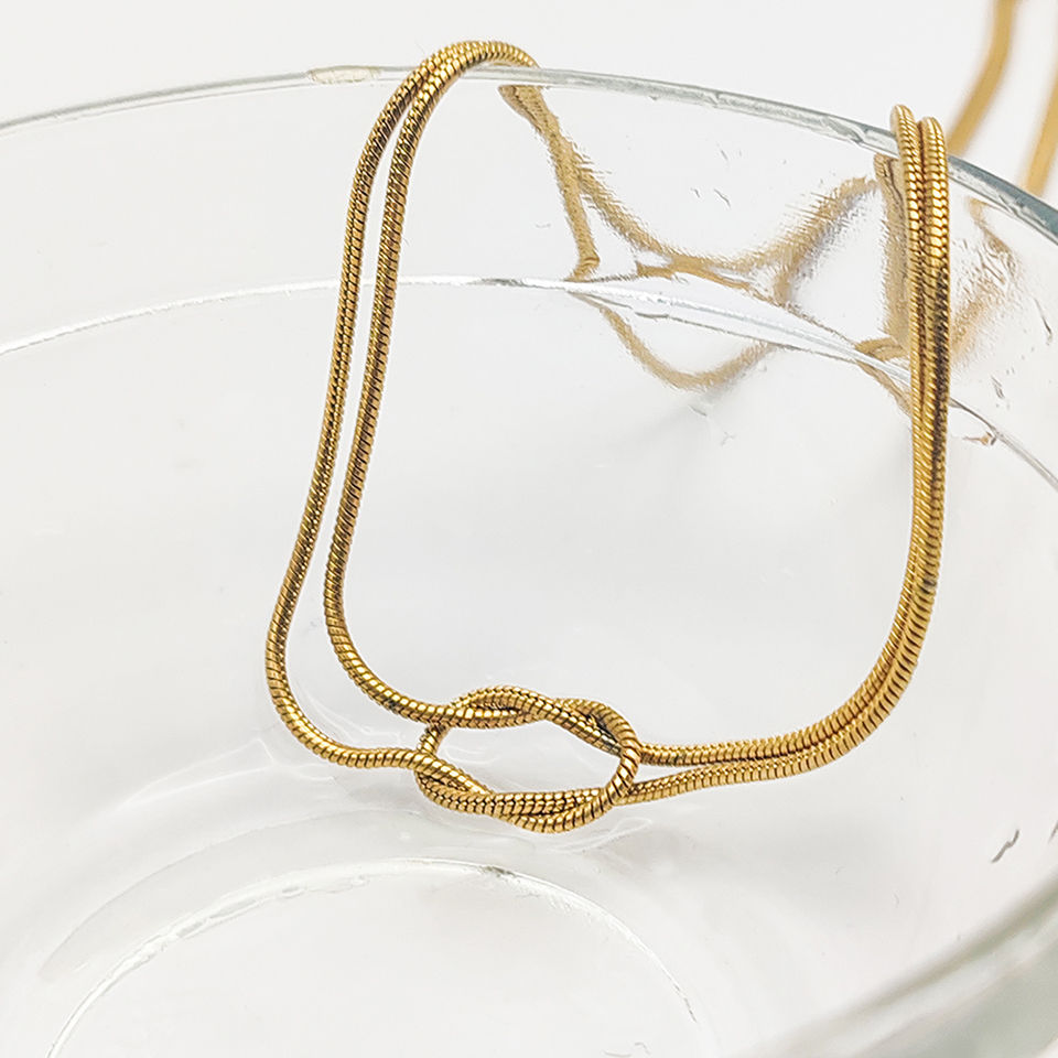 Plated Knotted Snake Chain
