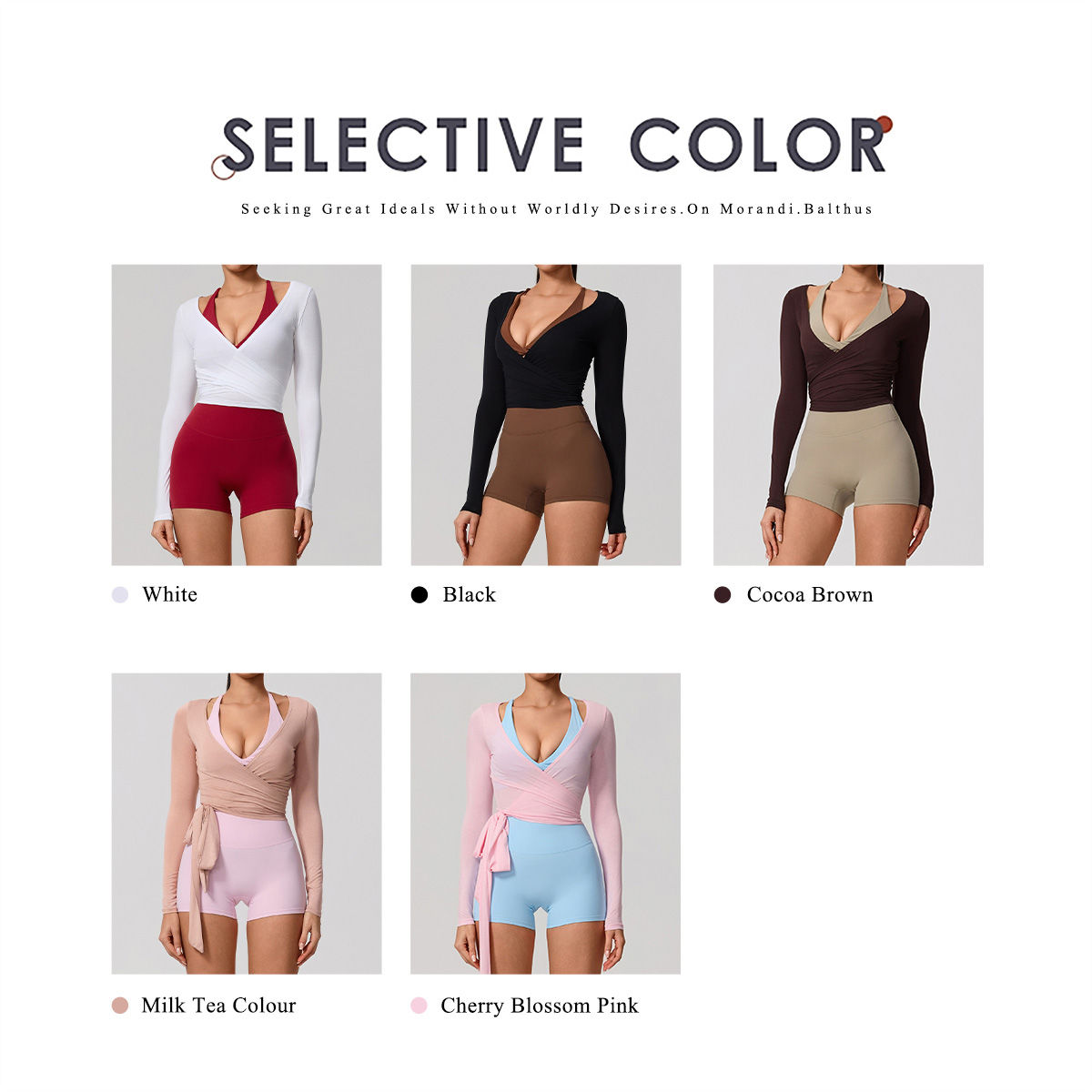 Hearuisavy Women's Yoga Shirt Long Sleeve Sportswear Gym Casual Breathable Quick