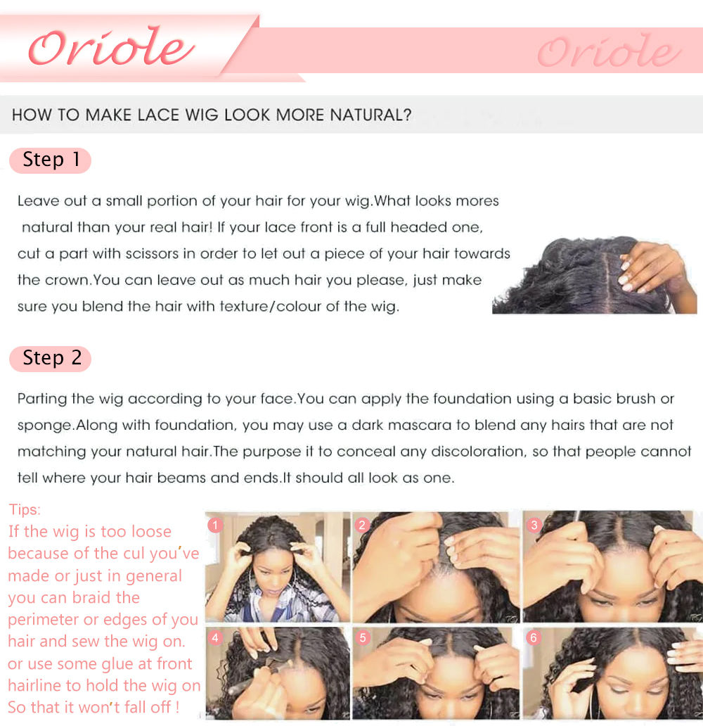 Chocolate Brown Highlight Deep Wave Frontal Wig