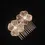 Thumbnail: 2PCS Handmade Flower Pearl Hair Comb Pins
