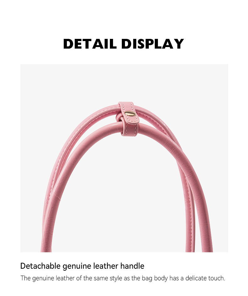 Pink Saffiano Leather Crossbody - 2025 Summer Tote with Chain Strap Faux Leather