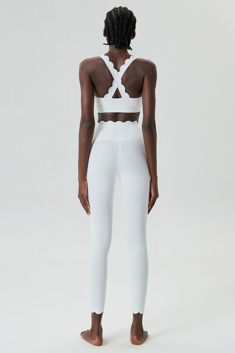 Solid Color Gym Suit Two Pieces