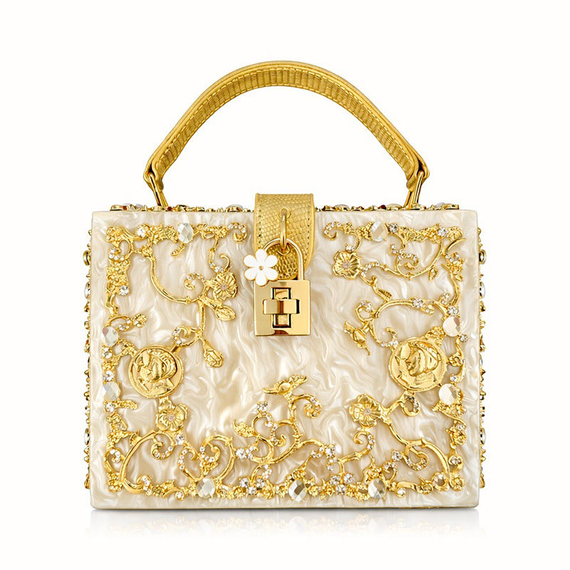 New Hardware Diamond Setting Women Bags Shoulder Crossbody Messenger Luxury Desi