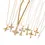 Thumbnail: Cross Charm Pendant Necklaces Gold Plated Stainless Steel