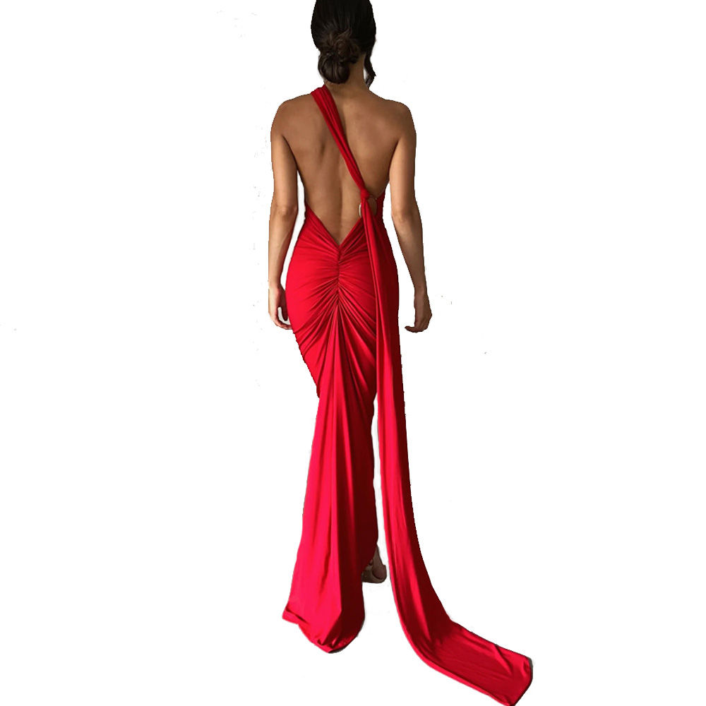 Evening Backless Maternity Dress