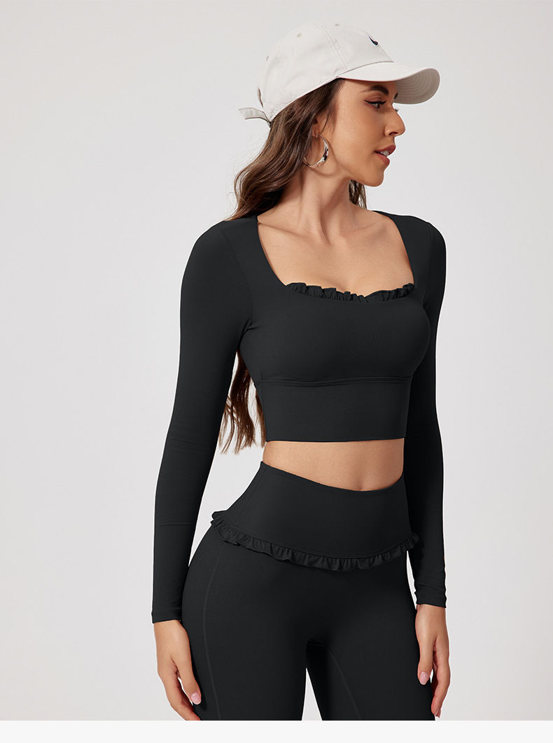 Ruffle Legging Workout Set