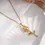 Thumbnail: Tulip Pendant Necklace