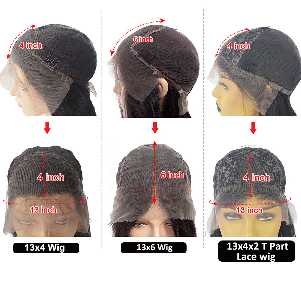#4/613 Blonde Short Bob Human Hair Wigs / 13x6 Lace Wig Human Hair / 13x4 Transp