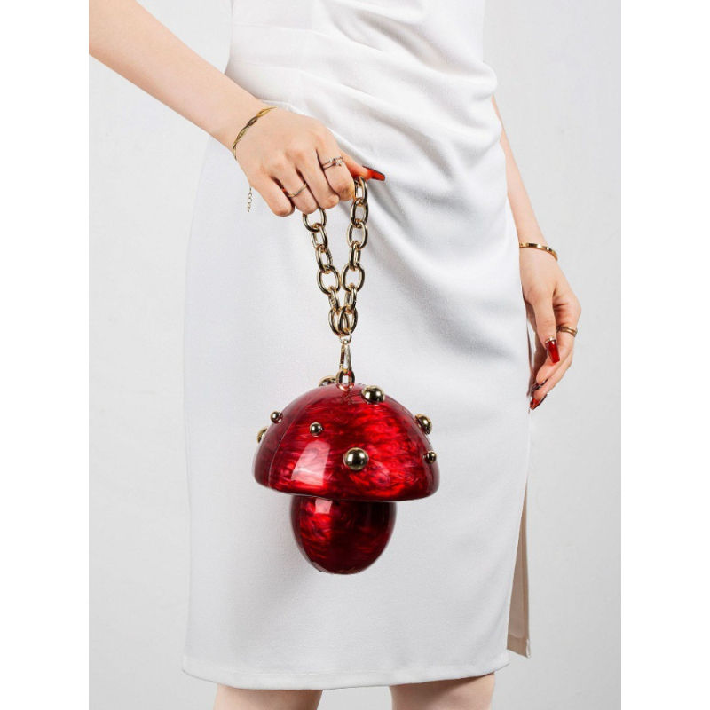 Mushroom-shape Acrylic Crossbody Bag