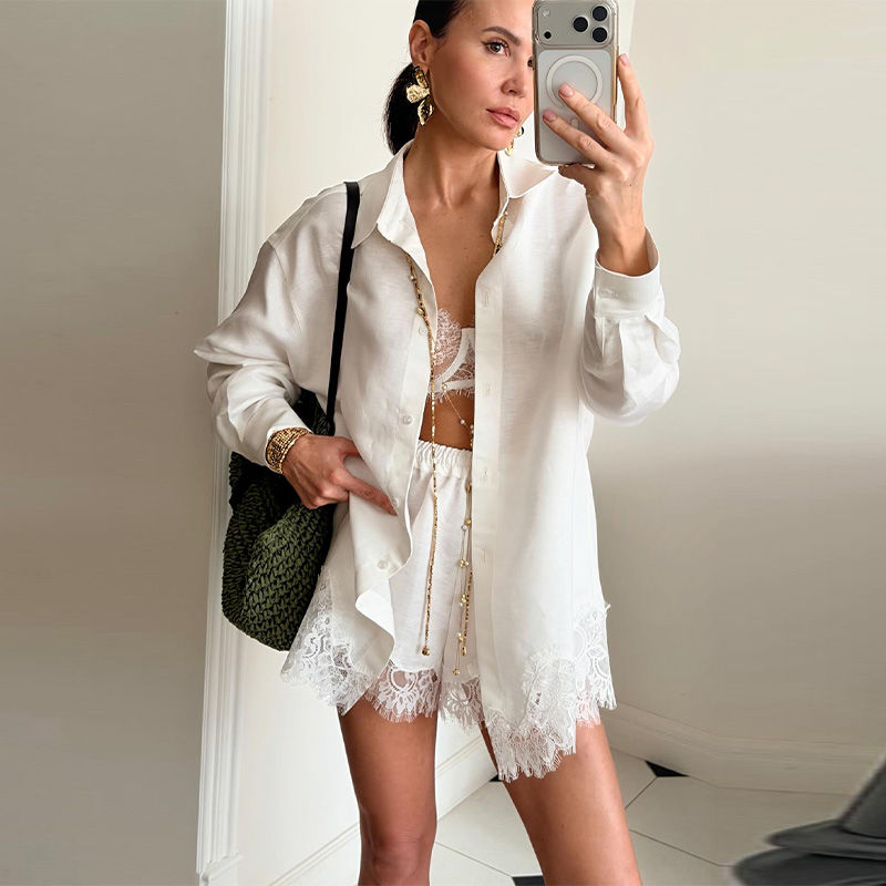 Casual Loose Shorts Set