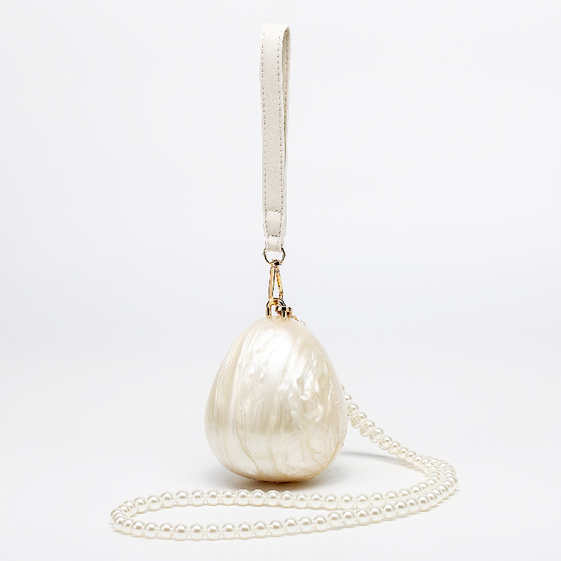 New Handbag Shoulder Crossbody Bag Special Shape Fashion Acrylic Shell Clutch Ev