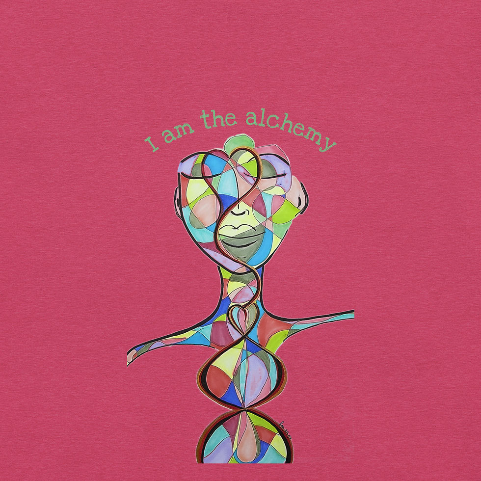 Thumbnail: Unisex t-shirt - I am the alchemy