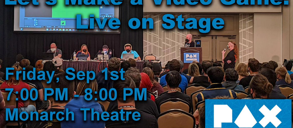 Let's Make a Video Game: Live on Stage