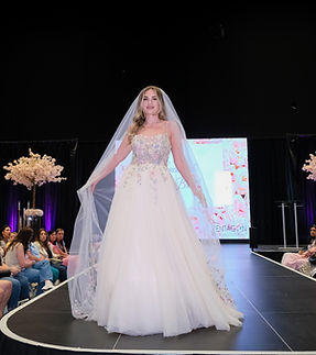 bride in wedding wise att scottish wedding show glasgow braehead