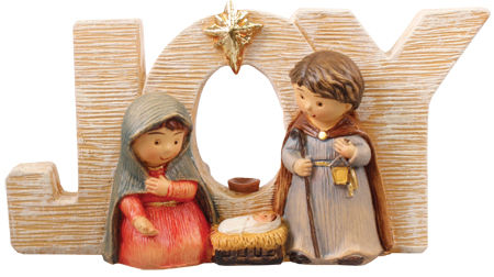 Resin Nativity / Holy Family - Joy