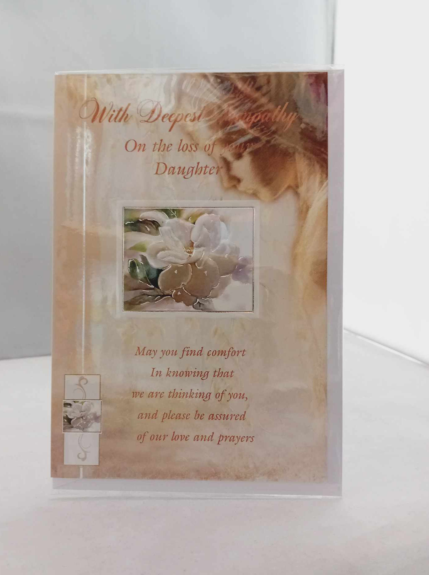 Sympathy Greetings Card - Daughter