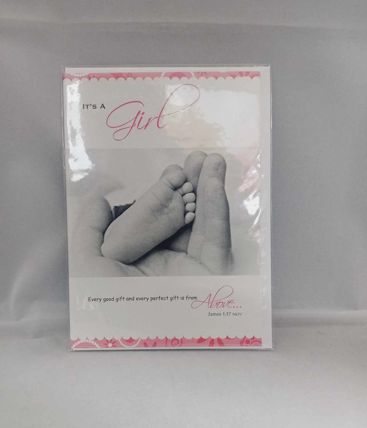 New Baby Greetings Card - Baby Girl