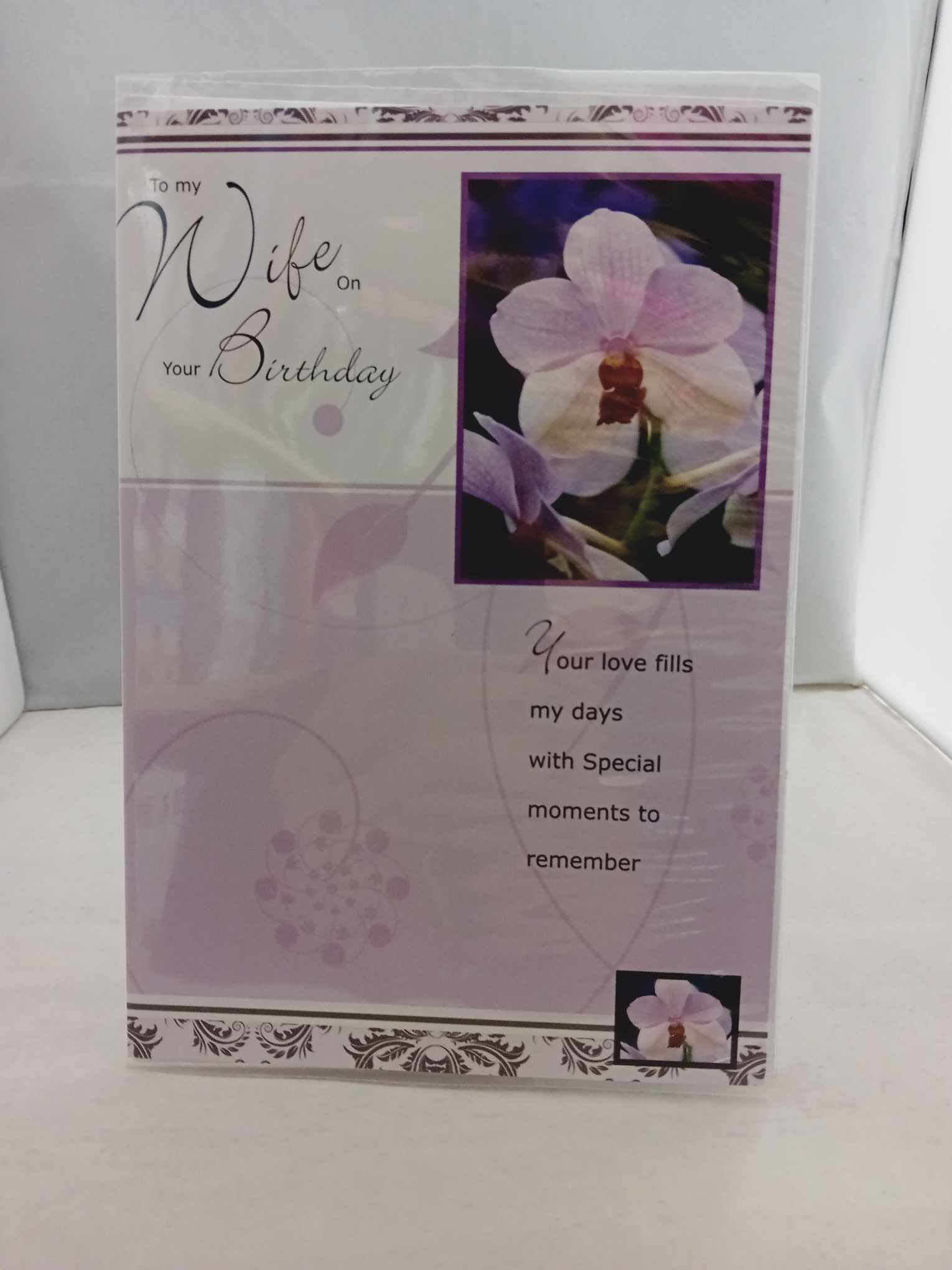 Birthday Greetings Card - Wife