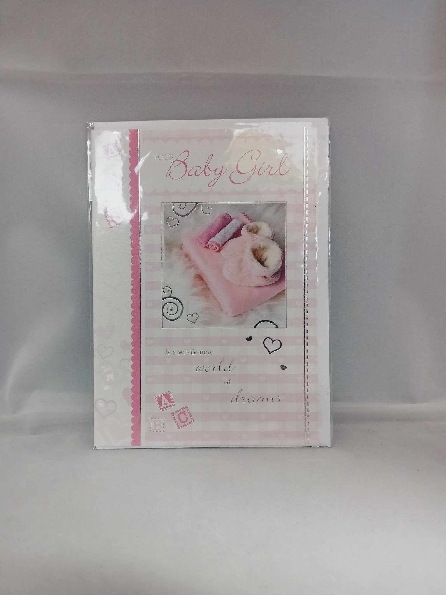 New Baby Greetings Card - Baby Girl
