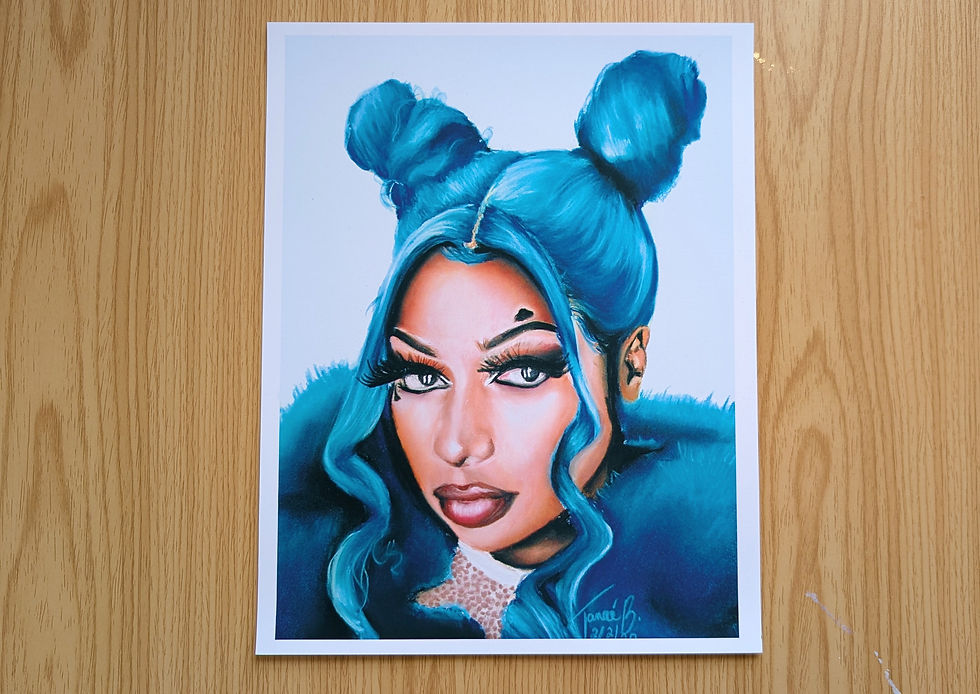 Thumbnail: Megan Thee Stallion Wall Art, Megan Thee Stallion Art Print, Hip Hop Wall Art, Music Wall Art