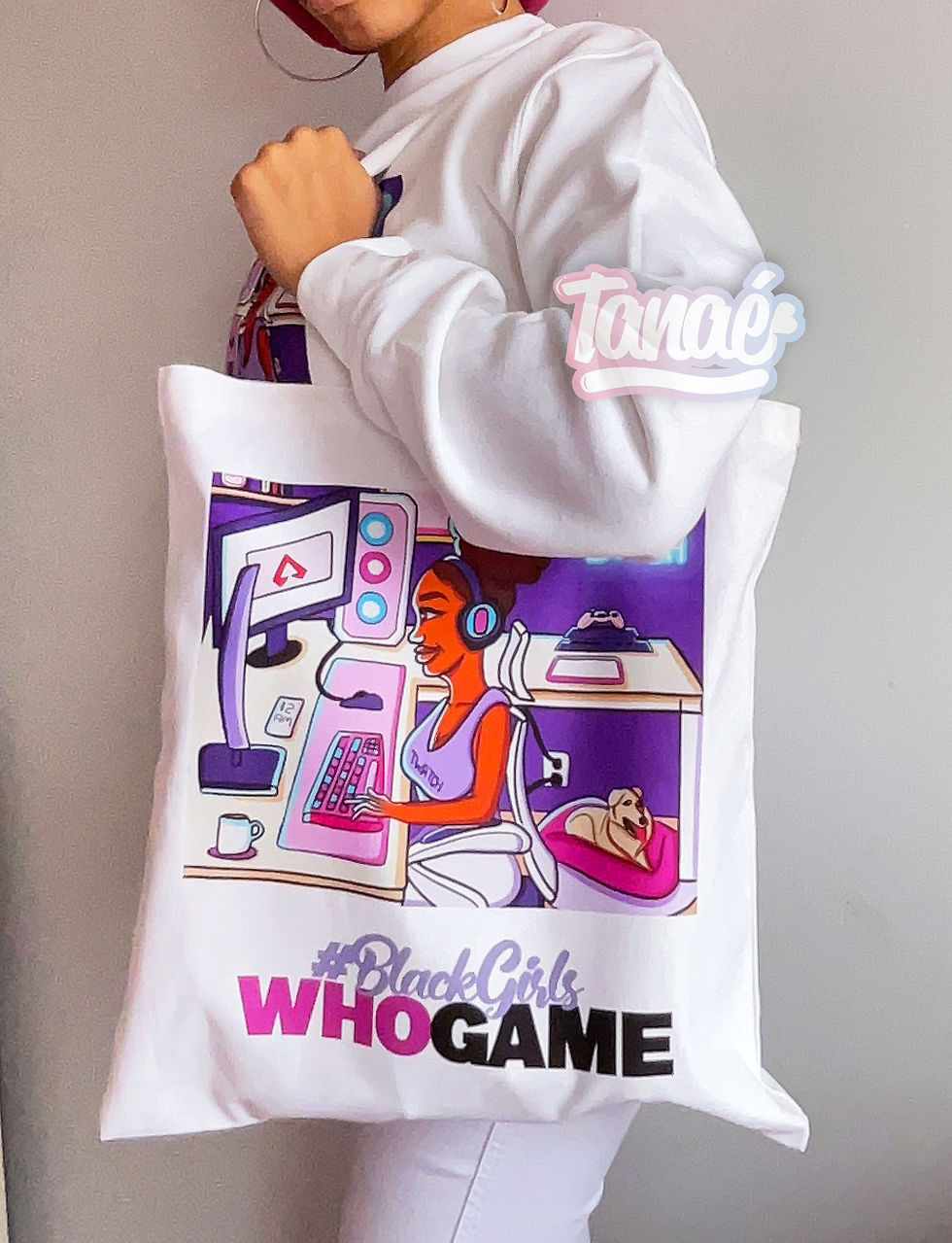 Thumbnail: "Gamer Girl" Tote Bag