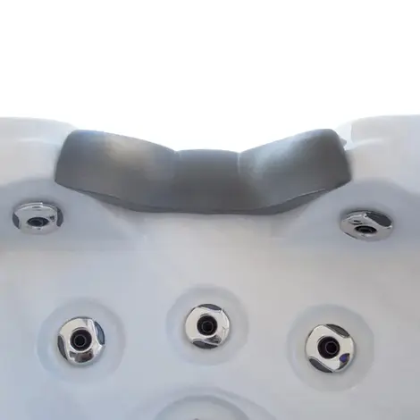 Timax SLW 520 – Luxus 5-Personen Whirlpool mit 69 Timax Jets, Aromatherapie, Farblichttherapie und UV-Desinfektion. Wellness Zuhause im Garten oder Indoor ganzjährig genießen.
