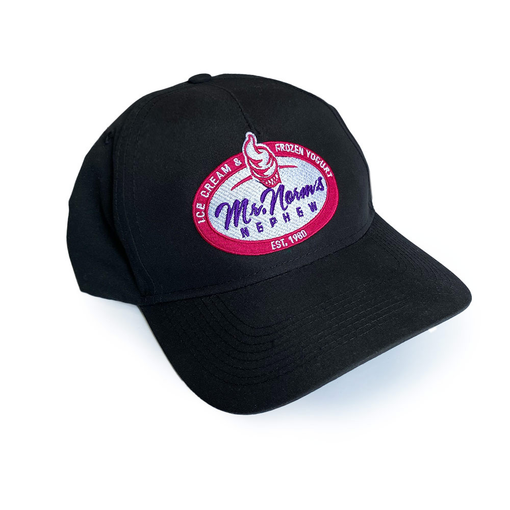 Norm's Logo Ball Cap Embroidered (Black)