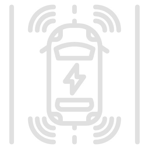 Electrical lightning bolt icon on black background, Anotag.ai