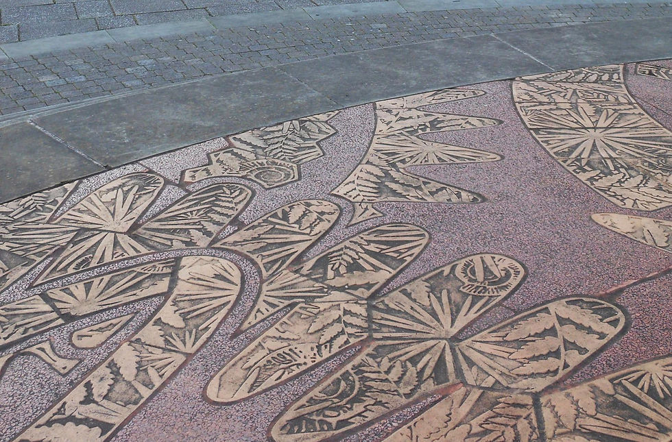 Miners Memorial paving