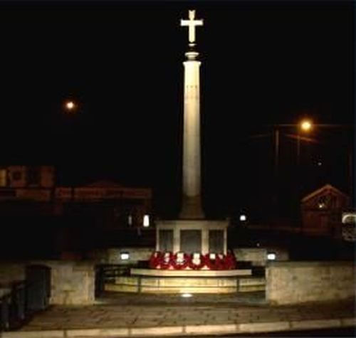 War memorial lighting
