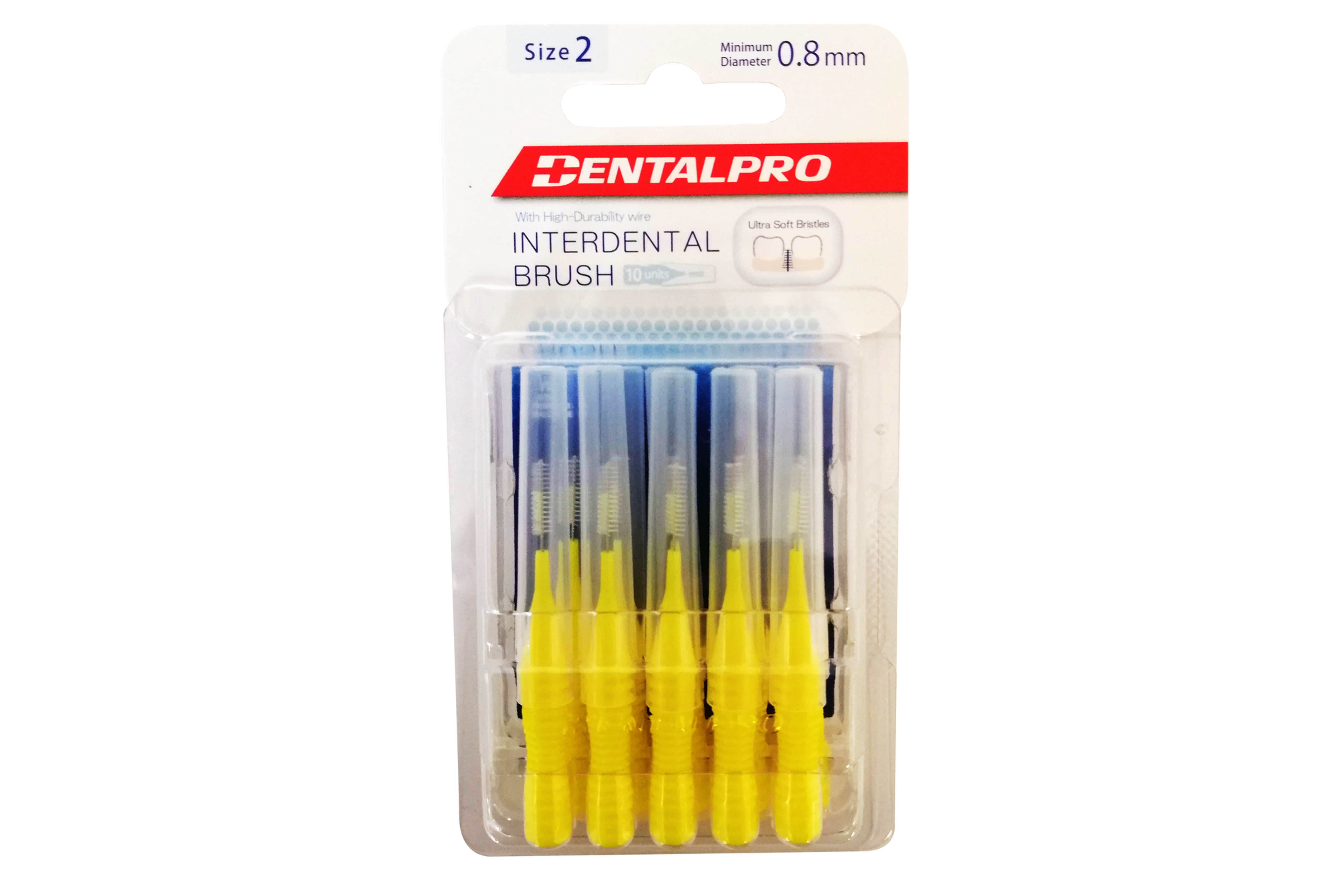 DentalPro Interdental Brushes size 2 -0.8mm