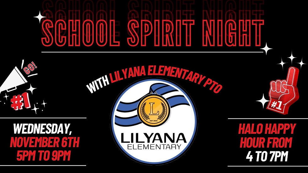 School Spirit Night - Lilyana Elementary PTO