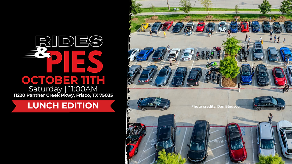 Rides & Pies - October - LUNCH EDITION