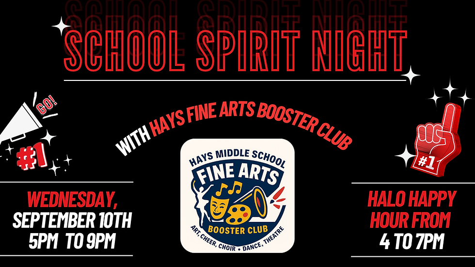 School Spirit Night - Hays Fine Arts Booster Club
